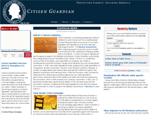 Tablet Screenshot of citizenguardian.serverbox.net